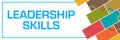 Leadership Skills Colorful Boxes Rings Right Text