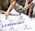 Leadership Success Skills Drawing Graphic Concept Royalty Free Stock Photo