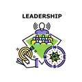 Leadership Work Vector Concept Color Illustration