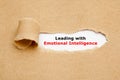 Leading with Emotional Intelligence Leadership Concept Royalty Free Stock Photo