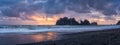 Leading Lines Sunrise at La Push james island washington coast pacific ocean