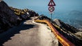 Leading the way to the Sveti Jure Peak within the Biokovo Mountains in Makarska, Croatia Royalty Free Stock Photo