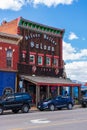 Leadville, CO, USA -09-04-2021: Old fashioned saloon in small western town