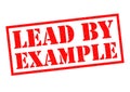 LEADY BY EXAMPLE Royalty Free Stock Photo