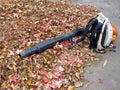 Leaf Blower Royalty Free Stock Photo