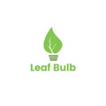 leaf bulb logo