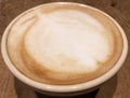 Leaf Foam In Cafe Latte