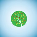 Leaf ideas design illustration background