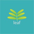 Leaf ideas design illustration graphic background Royalty Free Stock Photo