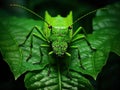 Leaf insect in Thailand   Made With Generative AI illustration Royalty Free Stock Photo
