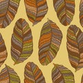 Leaf pattern background