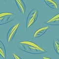 Leaf Seamless Pattern Illustration