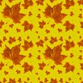 Leaf seamless pattern 1