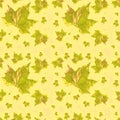 Leaf seamless pattern 2