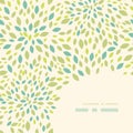 Leaf texture corner decor pattern background