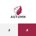 Leaf Tree Autumn Fall Season Nature Logo Royalty Free Stock Photo