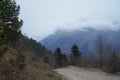 Caucasus Mountains in Svaneti, region of Georgia Royalty Free Stock Photo