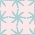 Leaflet Pinwheel Seamless Illustration Pattern