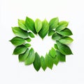 Leafy Elegance, Crafting a Heart of Greenery, Generative AI