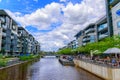 Kingston foreshore in Canberra Australia Royalty Free Stock Photo