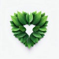 Leafy Melody, A Heart\'s Green Harmony, Generative AI