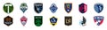 League Soccer (MLS). Real Salt Lake, Seattle Sounders, San Jose Earthquakes Royalty Free Stock Photo