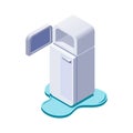 Leaking Refrigerator Icon