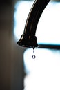 Leaky sink drip Royalty Free Stock Photo