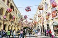 Leal senado square central old colonial area of macau china