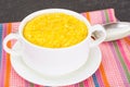 Lean food corn porridge Royalty Free Stock Photo