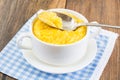 Lean food corn porridge Royalty Free Stock Photo