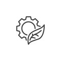 Lean Manufacturing line icon