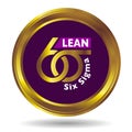 Lean Six Sigma Gold Icon