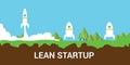 Lean startup concept