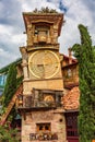 The Leaning Clock Tower Tbilissi Georgia Europe landmark