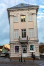 The Leaning House of Tartu, Estonia Royalty Free Stock Photo