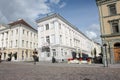The Leaning House of Tartu Royalty Free Stock Photo