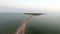 The leaning Kiipsaare lighhouse in Vilsandi National park in Estonia