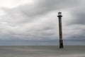 The leaning Kiipsaare lighthouse on Saaremaa Isand in northern Estonia