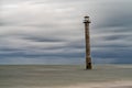 The leaning Kiipsaare lighthouse on Saaremaa Isand in northern Estonia