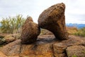 Arizona Mushroom Rocks Royalty Free Stock Photo