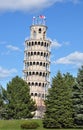 Leaning Pisa Tower in Chicago