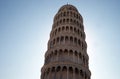 Leaning tower of Cathedral in Pisa Royalty Free Stock Photo