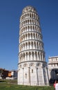 Leaning tower of Cathedral in Pisa Royalty Free Stock Photo