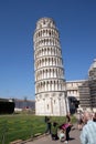 Leaning tower of Cathedral in Pisa Royalty Free Stock Photo