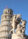 leaning tower and more statues