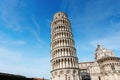 Leaning Tower of Pisa and Cathedral - Piazza dei Miracoli Tuscany Italy Royalty Free Stock Photo