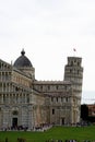Leaning Tower and Pisa Cathedral, Piazza del Duomo, Pisa, Tuscany, Italy Royalty Free Stock Photo