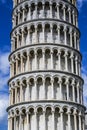 The Leaning Tower Of Pisa (Detail) Royalty Free Stock Photo