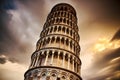 Leaning Tower of Pisa - Pisa, Italy (Generative AI) Royalty Free Stock Photo